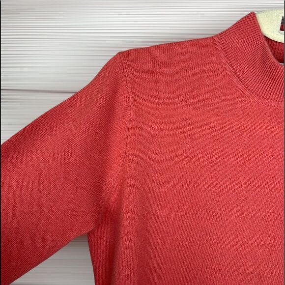 NWOT Preswick & Moore Cashmere Sweater High Neck Desire color M - Picture 4 of 10